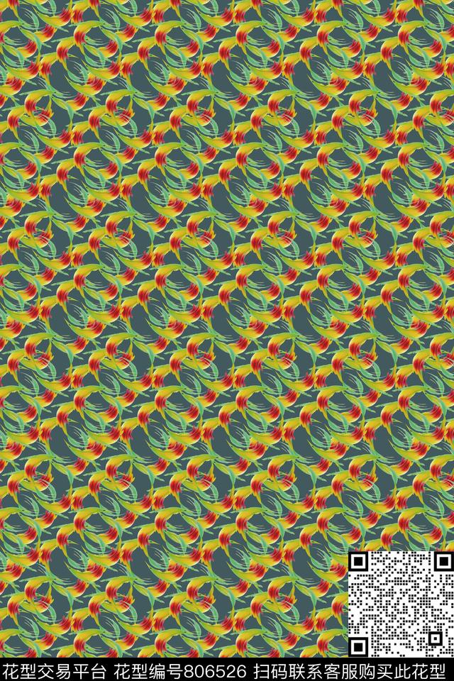 热带鱼休闲海洋数码印花华亿平台下载（图片编号: 806526） - 瓦栏（Walan）