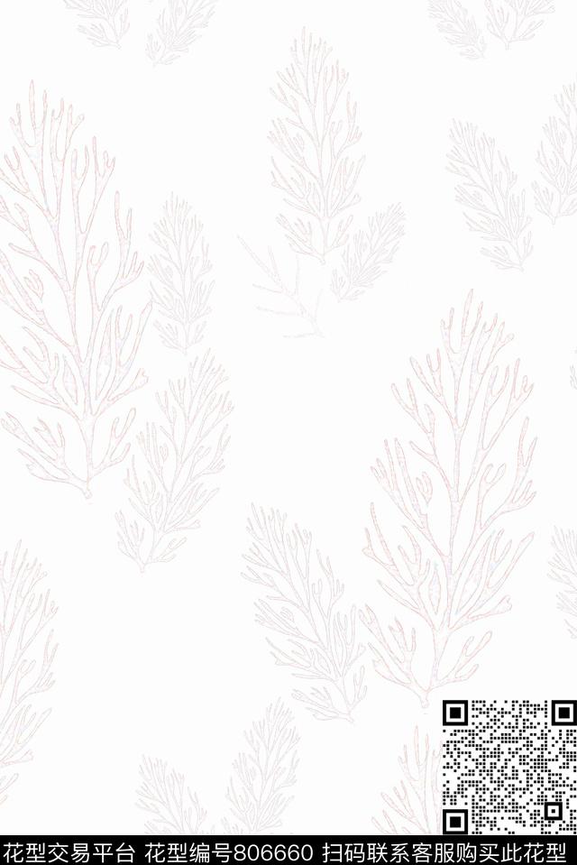 简约水彩清新传统印花华亿平台下载（图片编号: 806660） - 瓦栏（Walan）