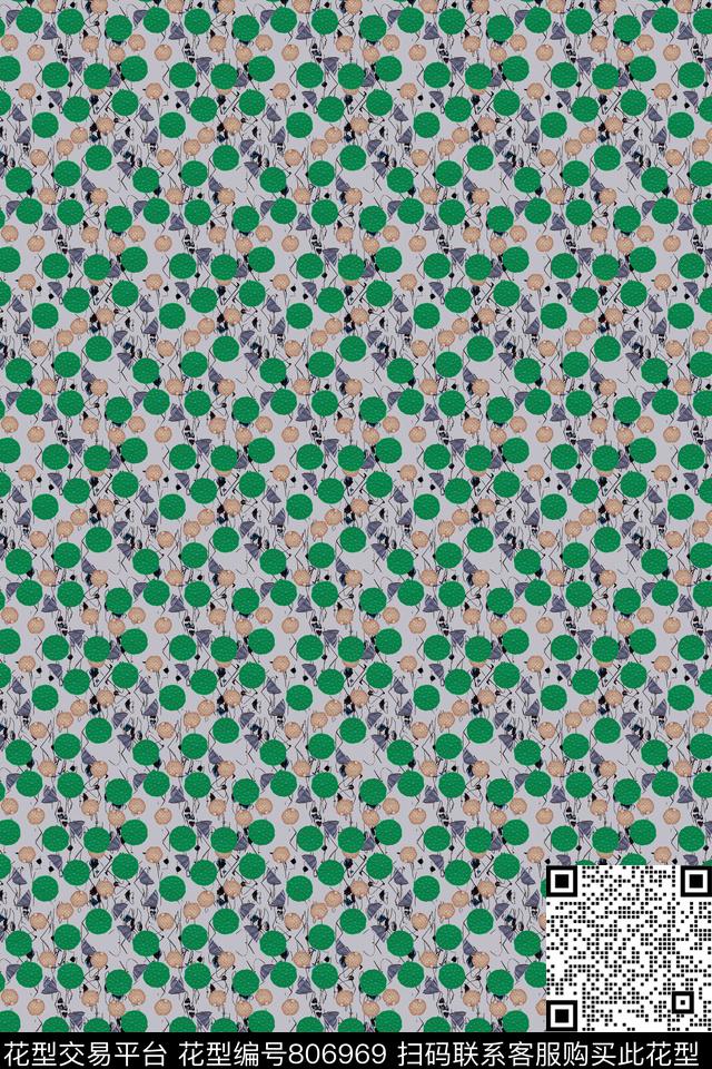 休闲莲蓬可爱数码印花华亿平台下载（图片编号: 806969） - 瓦栏（Walan）