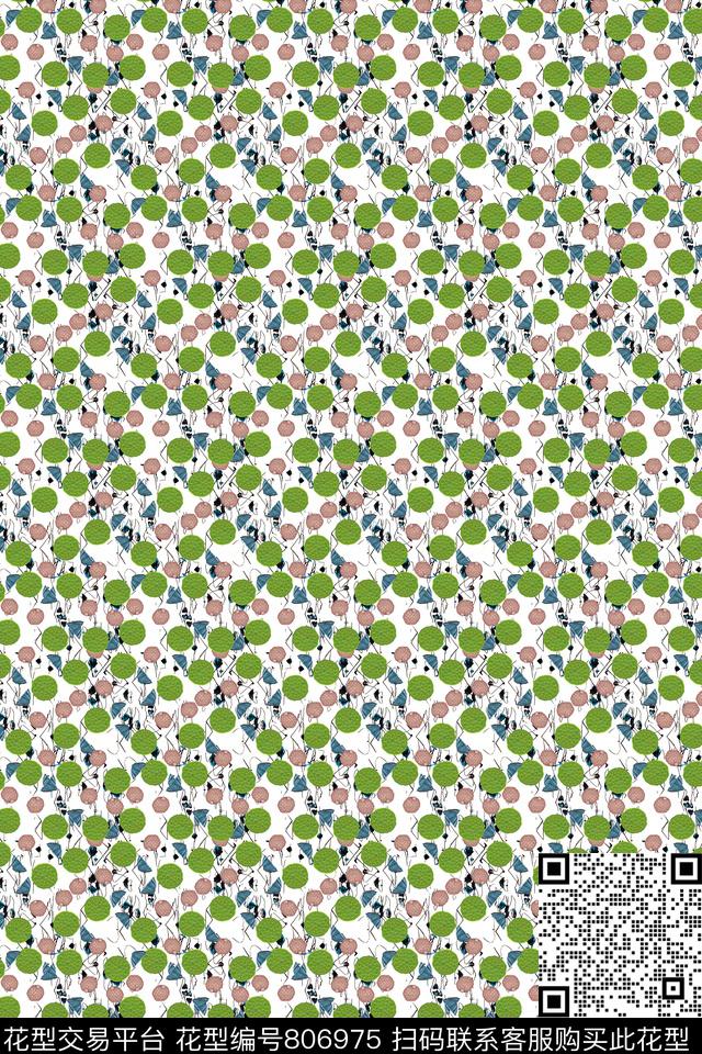 休闲莲蓬可爱数码印花华亿平台下载（图片编号: 806975） - 瓦栏（Walan）