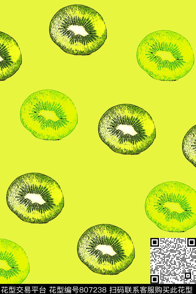 趣味水果潮流传统印花华亿平台下载（图片编号: 807238） - 瓦栏（Walan）