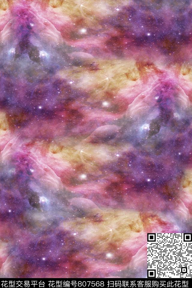星空肌理抽象数码印花华亿平台下载（图片编号: 807568） - 瓦栏（Walan）