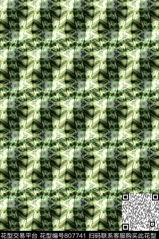 曲线波浪条纹竖条数码印花华亿平台下载（图片编号: 807741） - 瓦栏（Walan）