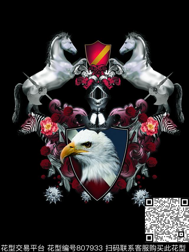 数码印花男装数码印花潮流图案数码印花华亿平台下载（图片编号: 807933） - 瓦栏（Walan）