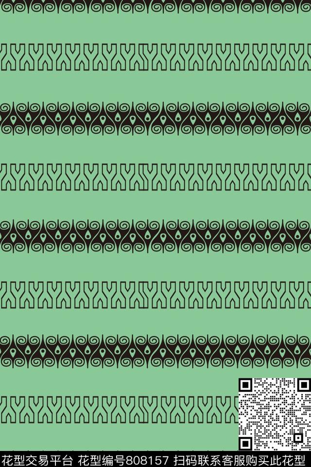 简欧图腾英伦数码印花华亿平台下载（图片编号: 808157） - 瓦栏（Walan）