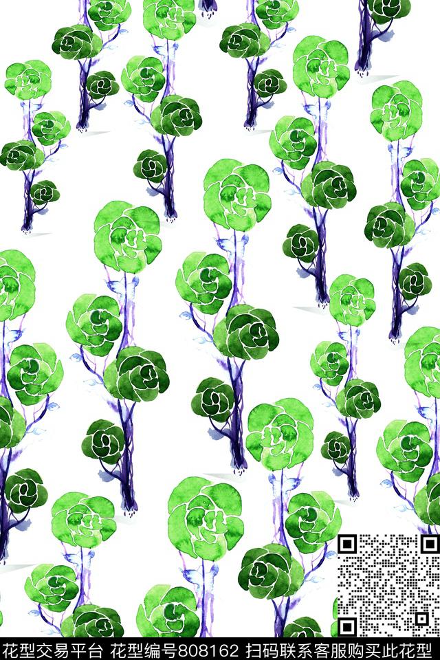 小碎花花卉玫瑰数码印花华亿平台下载（图片编号: 808162） - 瓦栏（Walan）