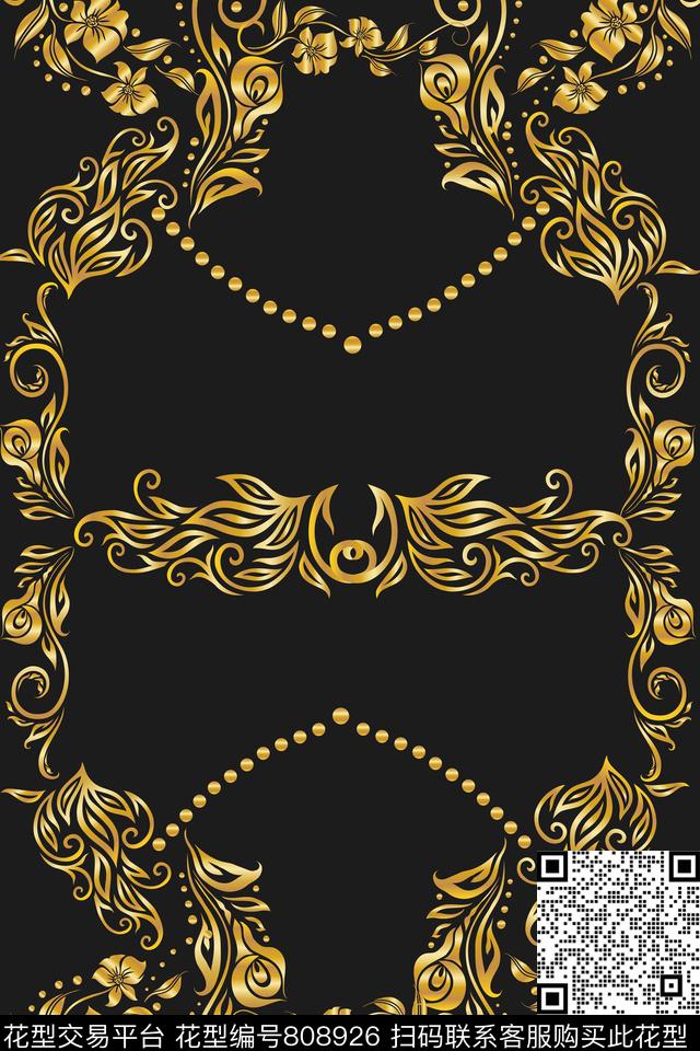 树林风景景观国画数码印花华亿平台下载（图片编号: 808926） - 瓦栏（Walan）