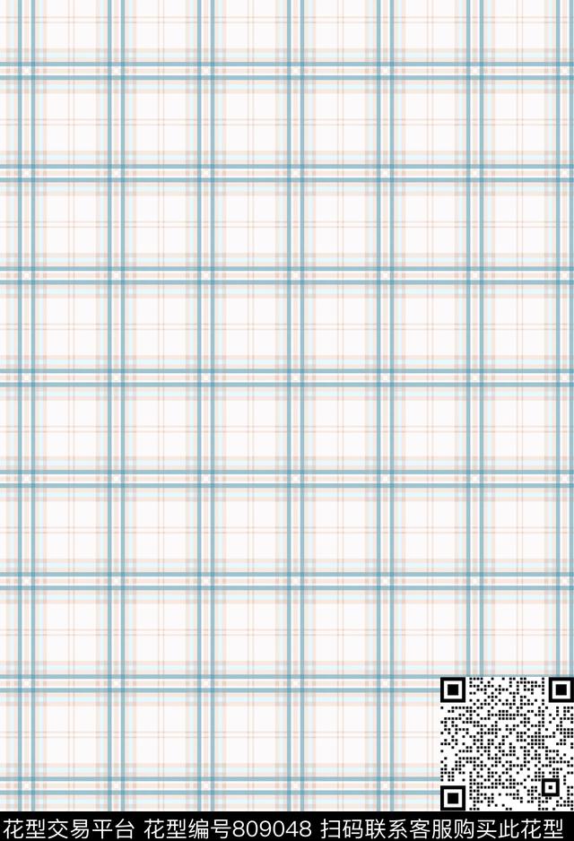 苏格兰格格子条格传统印花华亿平台下载（图片编号: 809048） - 瓦栏（Walan）