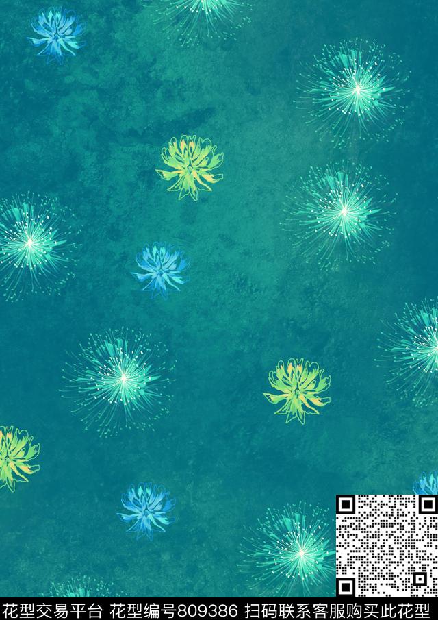 纹理抽象黑白数码印花华亿平台下载（图片编号: 809386） - 瓦栏（Walan）