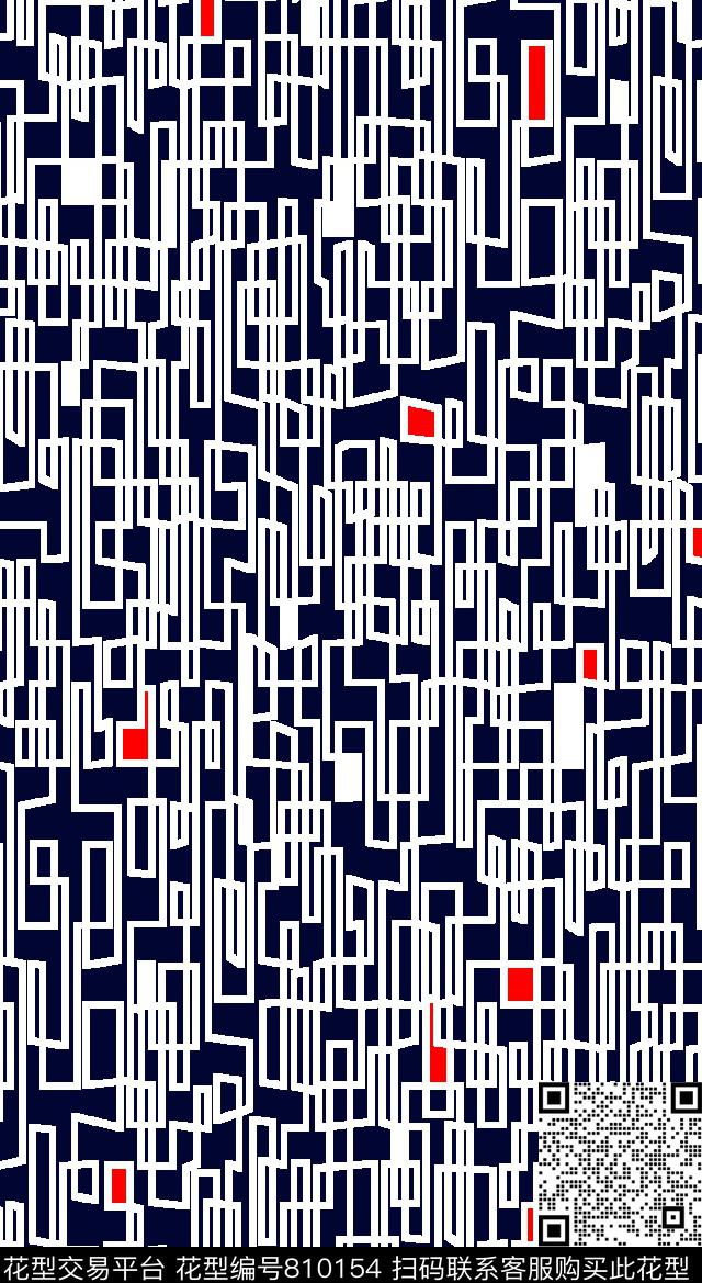 解构马赛克菱形传统印花华亿平台下载（图片编号: 810154） - 瓦栏（Walan）