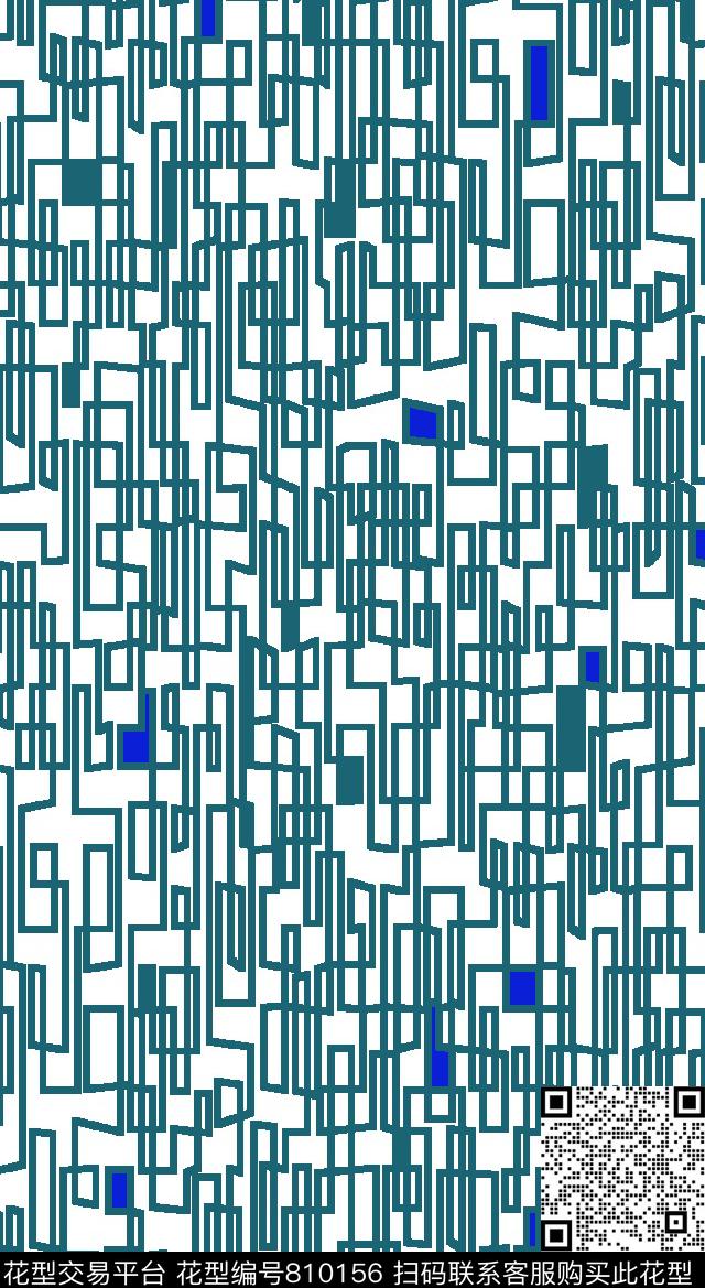 解构马赛克菱形传统印花华亿平台下载（图片编号: 810156） - 瓦栏（Walan）