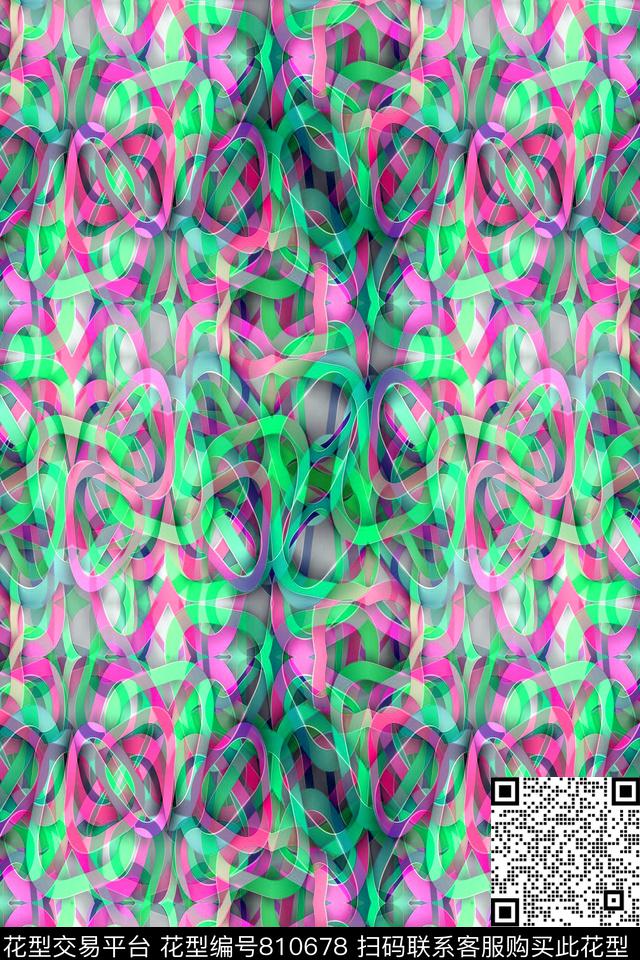 菱形小方块三角形传统印花华亿平台下载（图片编号: 810678） - 瓦栏（Walan）