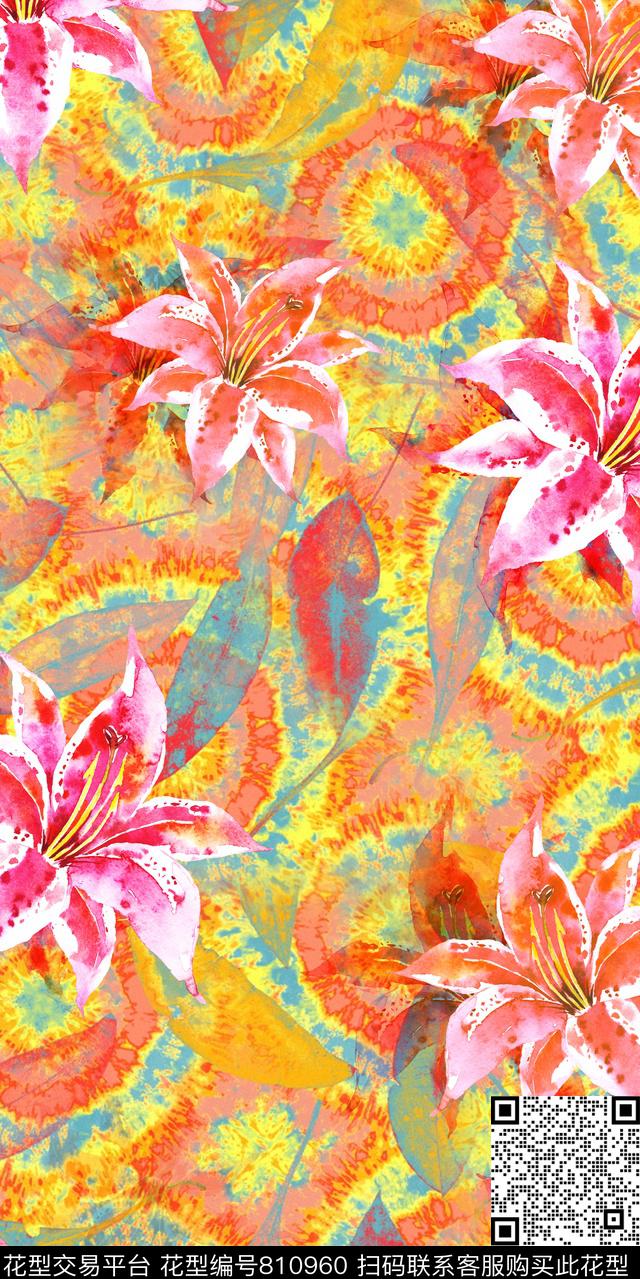 百合数码印花华亿平台下载（图片编号: 810960） - 瓦栏（Walan）