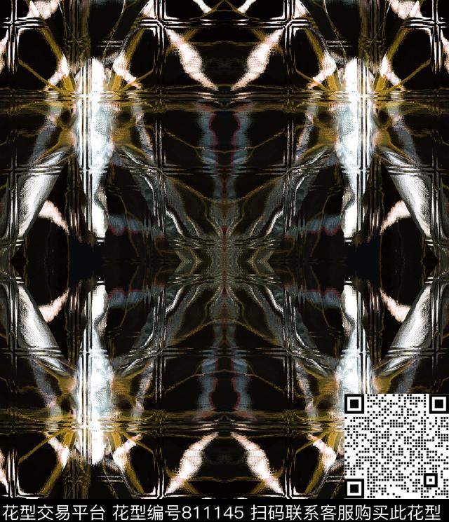 肌理年轻女性女装数码印花华亿平台下载（图片编号: 811145） - 瓦栏（Walan）