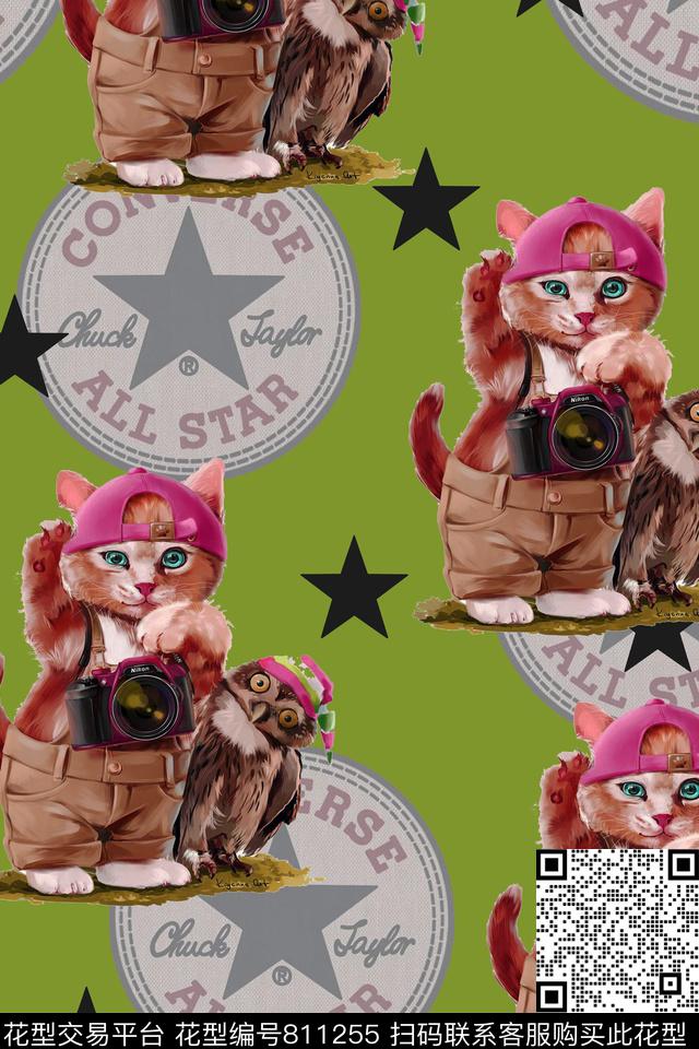 创意服装面料创意图案设计婴童传统印花华亿平台下载（图片编号: 811255） - 瓦栏（Walan）