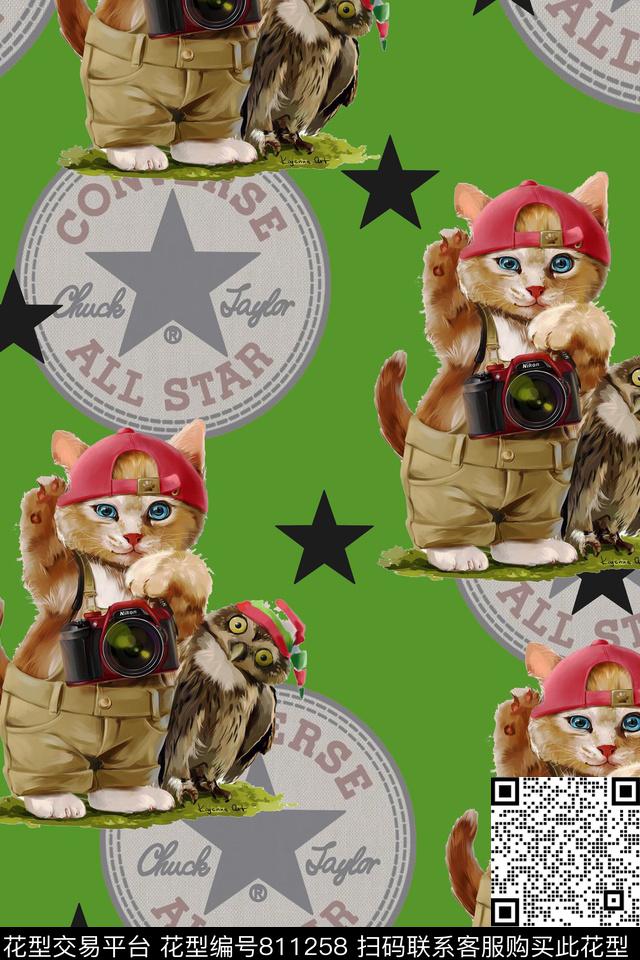 创意服装面料创意图案设计婴童传统印花华亿平台下载（图片编号: 811258） - 瓦栏（Walan）