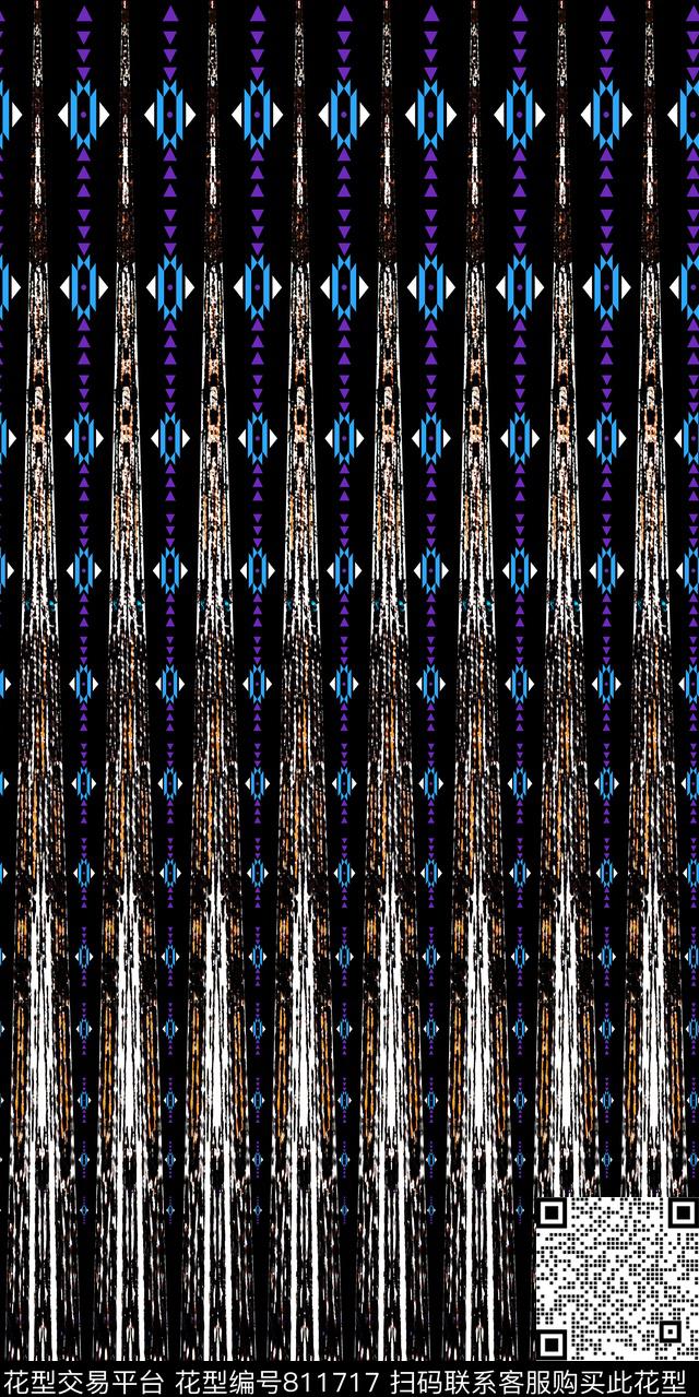 定位条纹几何数码印花华亿平台下载（图片编号: 811717） - 瓦栏（Walan）