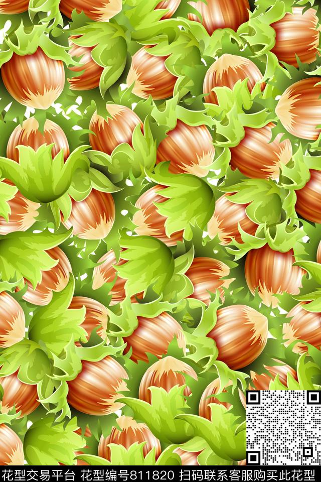 圆形纹理笔触传统印花华亿平台下载（图片编号: 811820） - 瓦栏（Walan）