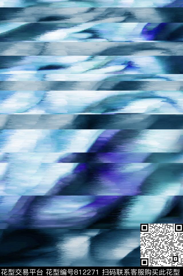 笔刷笔触纹理数码印花华亿平台下载（图片编号: 812271） - 瓦栏（Walan）