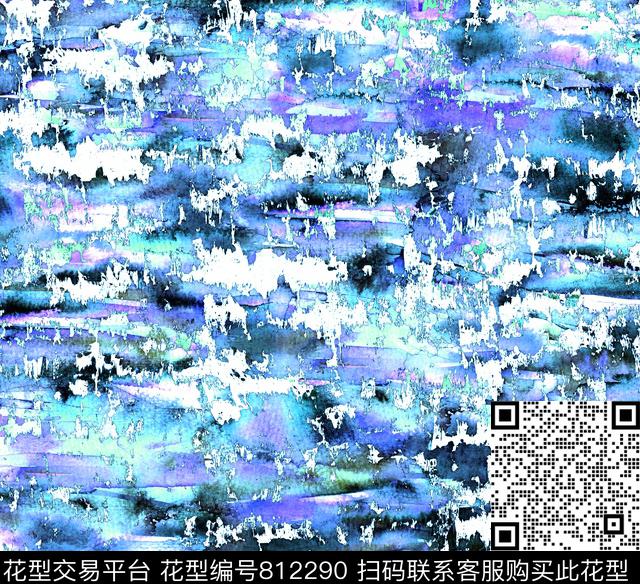 笔刷纹理笔触数码印花华亿平台下载（图片编号: 812290） - 瓦栏（Walan）