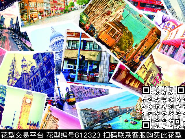 拼接不规则几何欧洲数码印花华亿平台下载（图片编号: 812323） - 瓦栏（Walan）