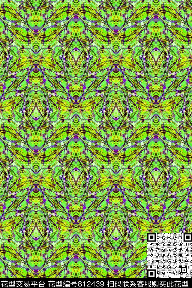 波浪条纹细条纹横条数码印花华亿平台下载（图片编号: 812439） - 瓦栏（Walan）