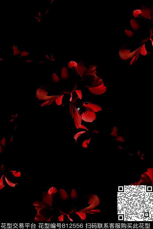 花卉抽象华亿平台男装夹克华亿平台数码印花华亿平台下载（图片编号: 812556） - 瓦栏（Walan）