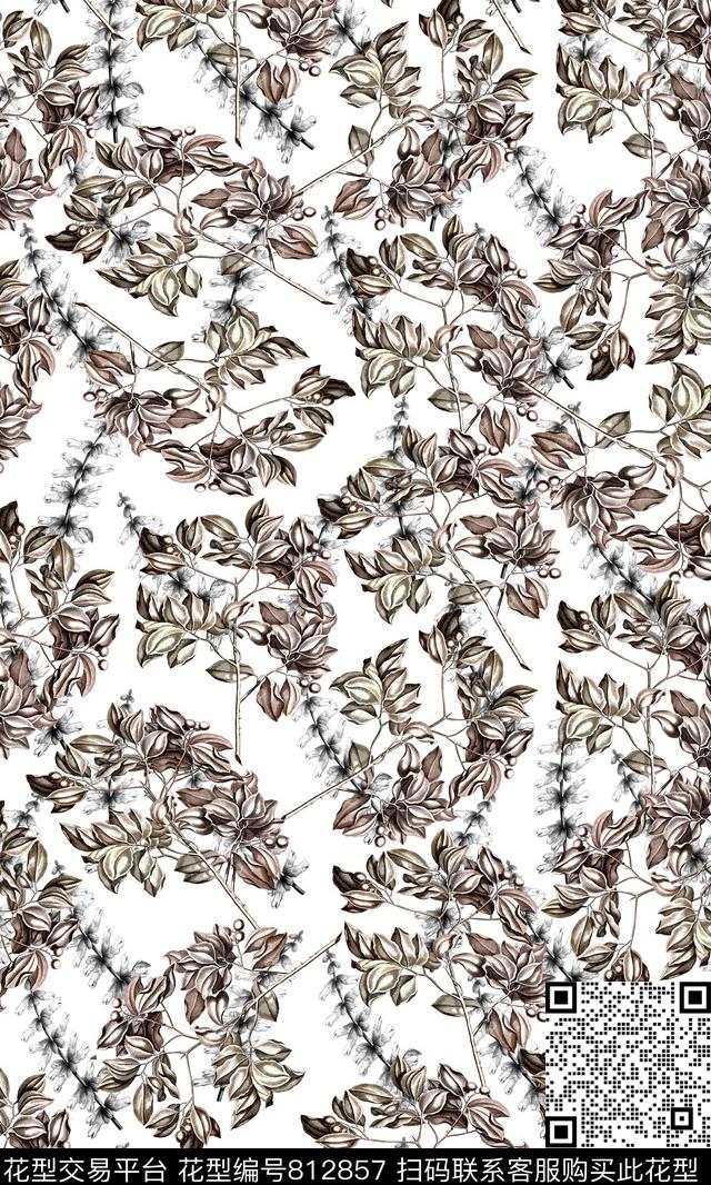 家纺类床品休闲风数码印花华亿平台下载（图片编号: 812857） - 瓦栏（Walan）