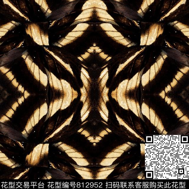 花卉豹纹女装数码印花华亿平台下载（图片编号: 812952） - 瓦栏（Walan）