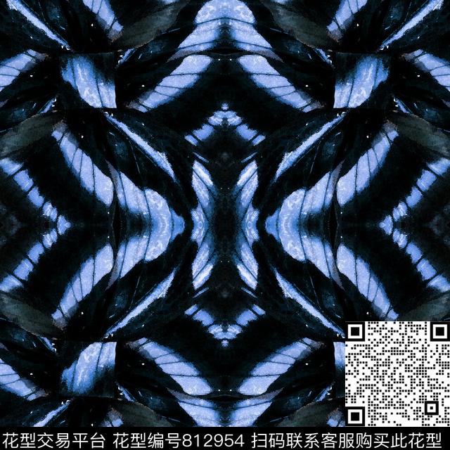 花卉豹纹女装数码印花华亿平台下载（图片编号: 812954） - 瓦栏（Walan）