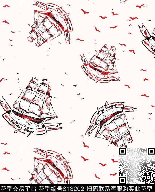 纹理笔触卡通数码印花华亿平台下载（图片编号: 813202） - 瓦栏（Walan）