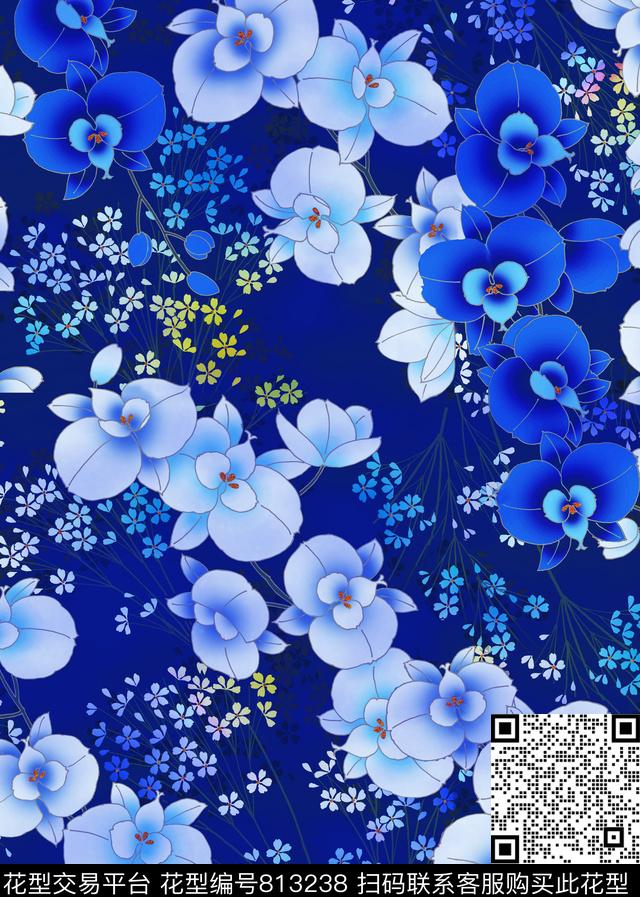 小碎花炫彩乱花传统印花华亿平台下载（图片编号: 813238） - 瓦栏（Walan）