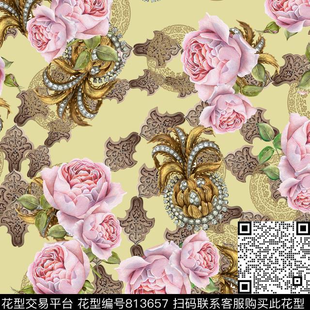 flowercolorfullcolorise数码印花华亿平台下载（图片编号: 813657） - 瓦栏（Walan）