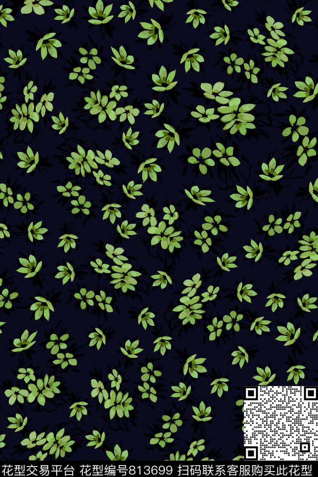 小碎花花卉花朵传统印花华亿平台下载（图片编号: 813699） - 瓦栏（Walan）