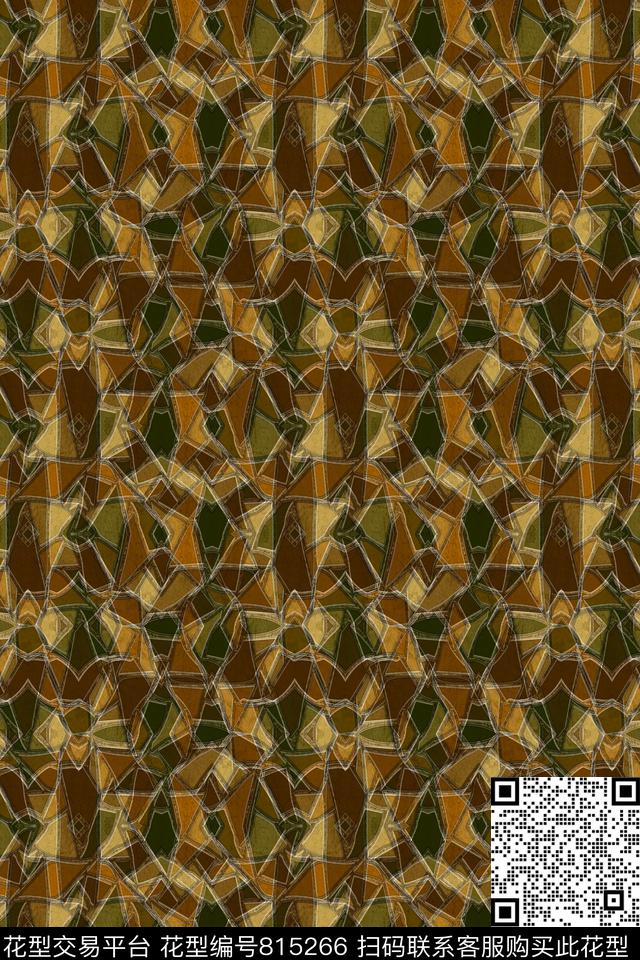 几何十字不规则几何数码印花华亿平台下载（图片编号: 815266） - 瓦栏（Walan）