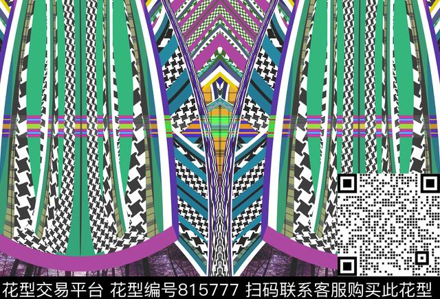 云纹地毯土耳其风格数码印花华亿平台下载（图片编号: 815777） - 瓦栏（Walan）