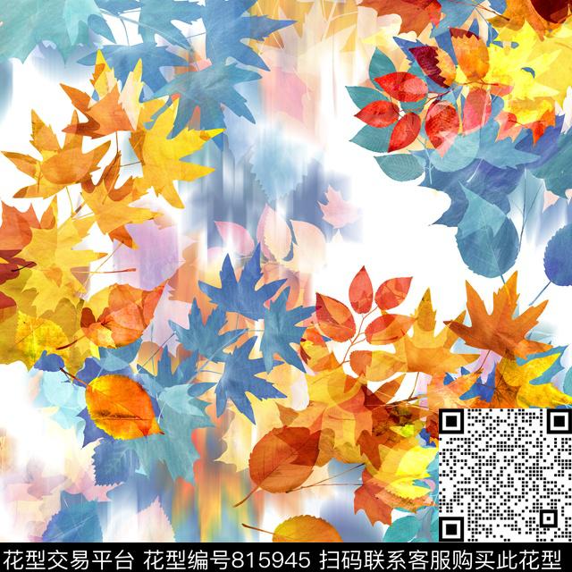 乱花植物炫彩数码印花华亿平台下载（图片编号: 815945） - 瓦栏（Walan）