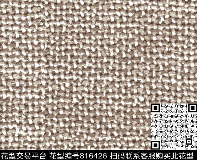 棉麻笔触纹理传统印花华亿平台下载（图片编号: 816426） - 瓦栏（Walan）