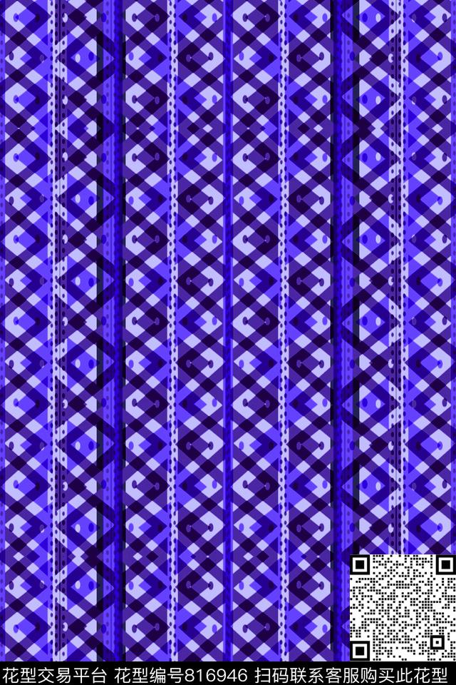 横条竖条细条纹传统印花华亿平台下载（图片编号: 816946） - 瓦栏（Walan）