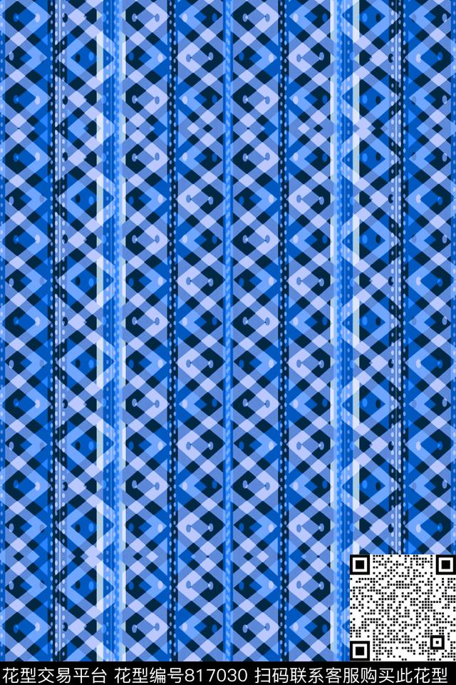 横条竖条细条纹传统印花华亿平台下载（图片编号: 817030） - 瓦栏（Walan）