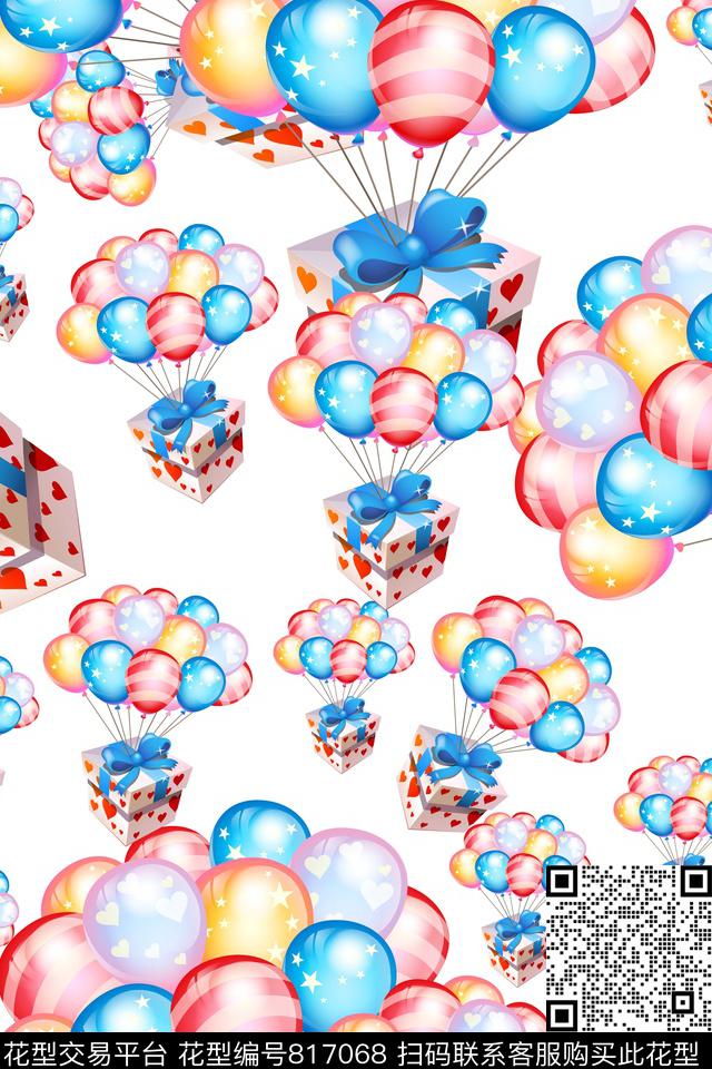 圆形几何数码印花华亿平台下载（图片编号: 817068） - 瓦栏（Walan）