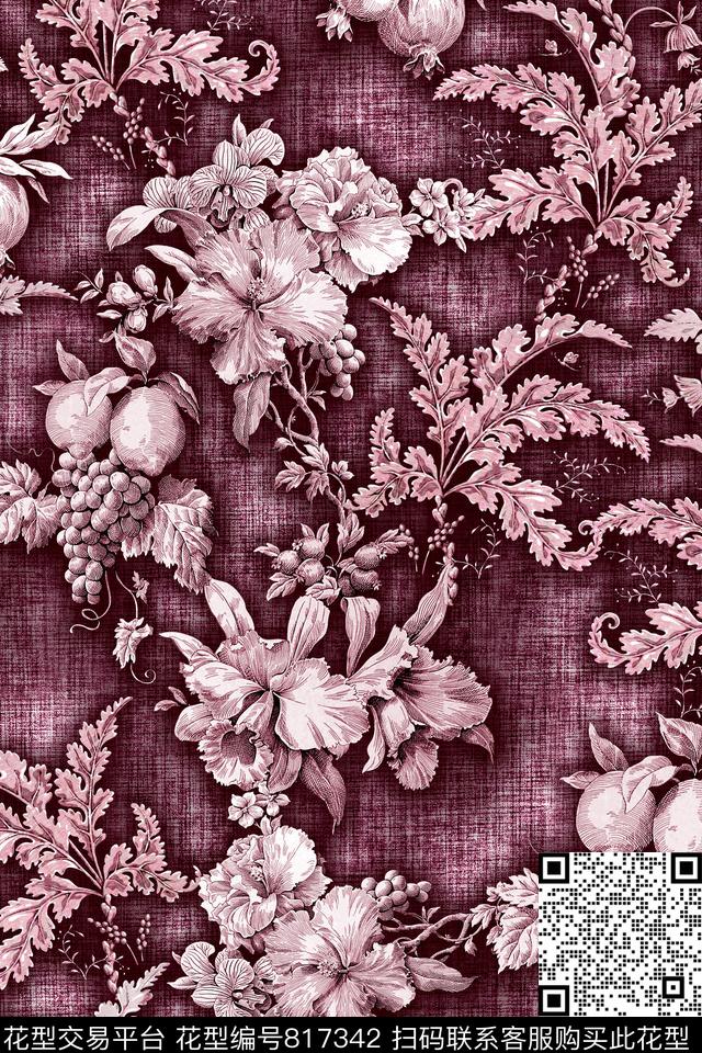时尚刺绣绣花数码印花华亿平台下载（图片编号: 817342） - 瓦栏（Walan）