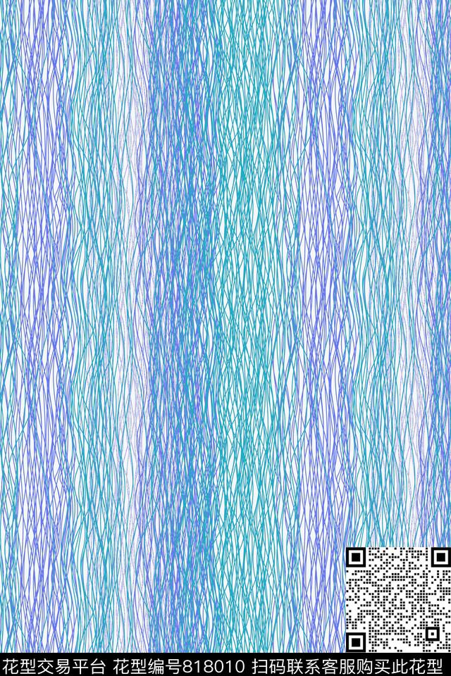 条纹几何线条数码印花华亿平台下载（图片编号: 818010） - 瓦栏（Walan）