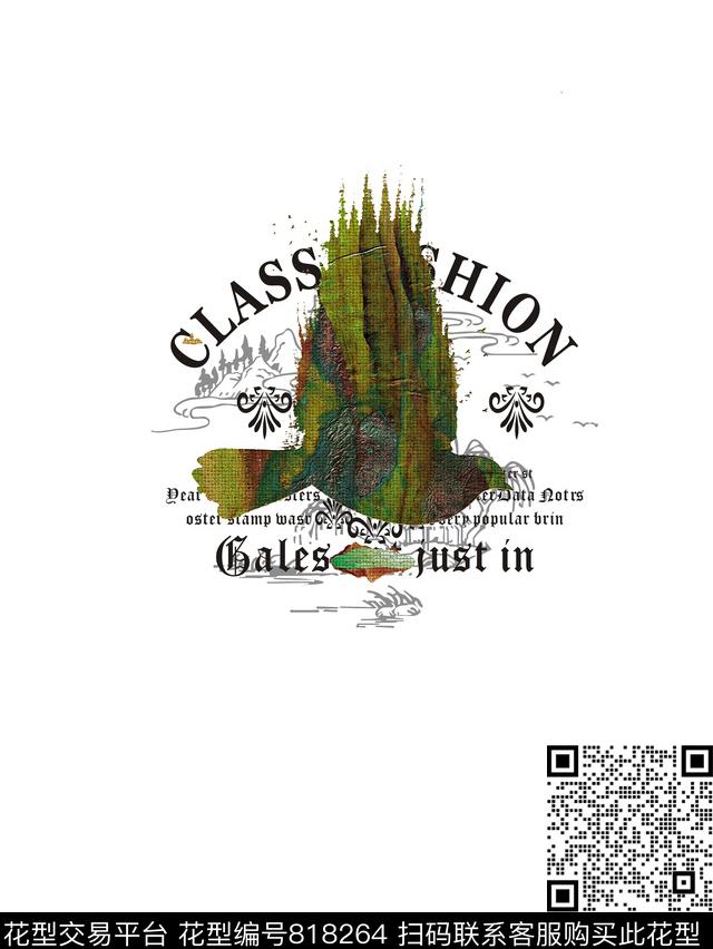 鸟商务时尚数码印花华亿平台下载（图片编号: 818264） - 瓦栏（Walan）