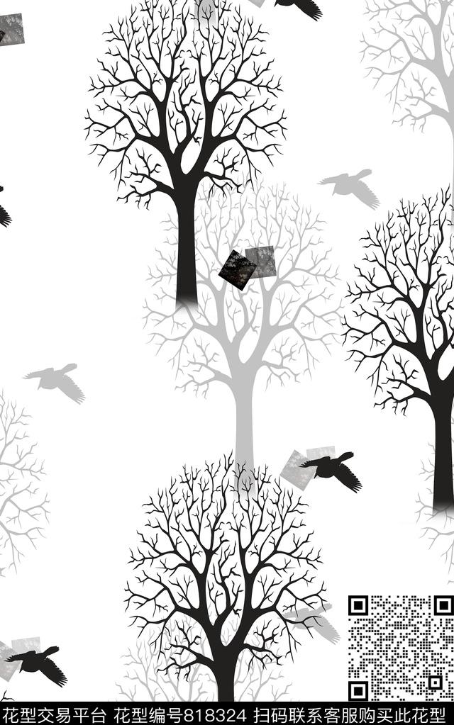 家纺类窗帘休闲风传统印花华亿平台下载（图片编号: 818324） - 瓦栏（Walan）