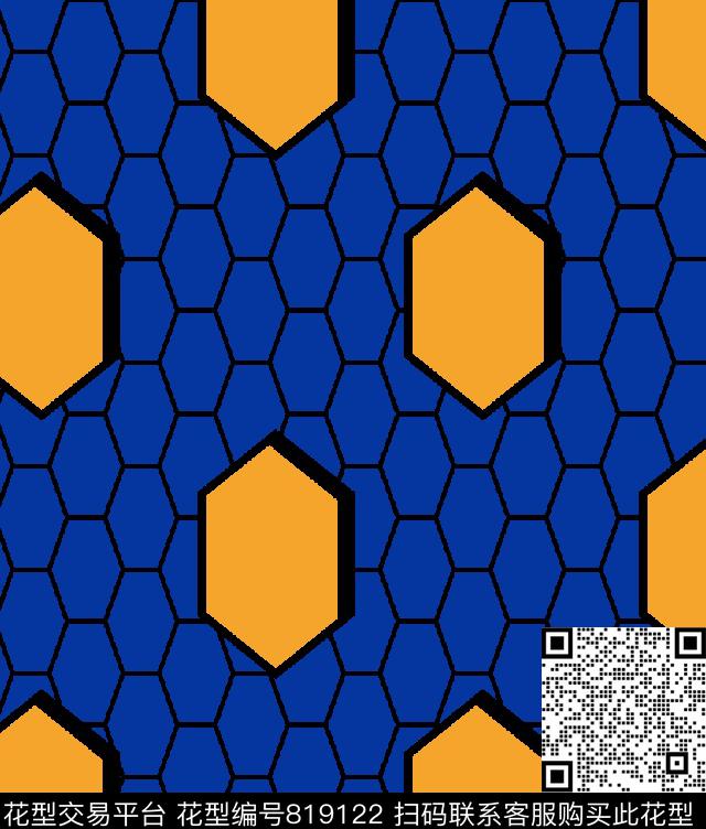 色块菱形几何拼贴传统印花华亿平台下载（图片编号: 819122） - 瓦栏（Walan）