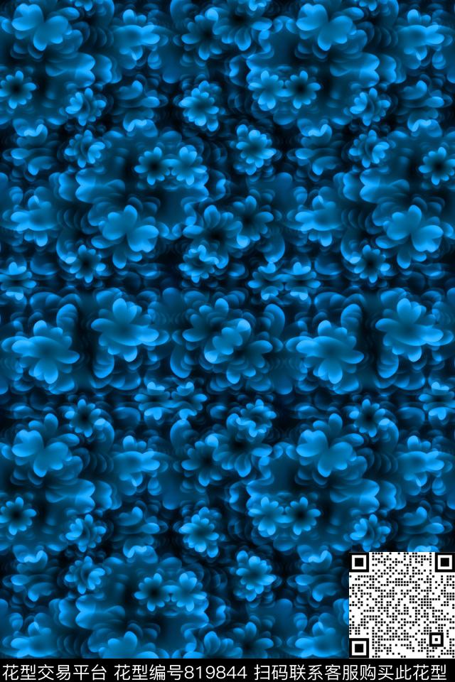 花朵花卉小碎花传统印花华亿平台下载（图片编号: 819844） - 瓦栏（Walan）