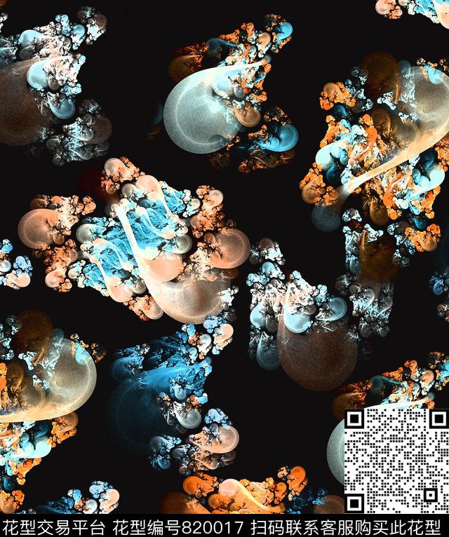 男装数码印花潮流图案数码印花数码印花华亿平台下载（图片编号: 820017） - 瓦栏（Walan）