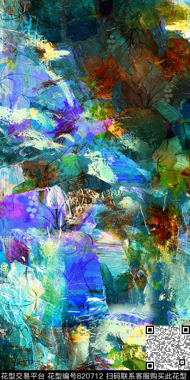 趣味数码丛林数码印花华亿平台下载（图片编号: 820712） - 瓦栏（Walan）