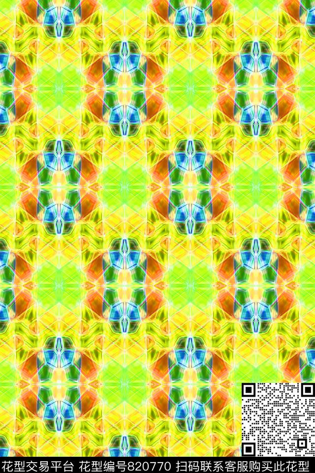 条纹几何条纹色块几何传统印花华亿平台下载（图片编号: 820770） - 瓦栏（Walan）